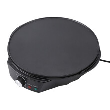 12inch Electric Crepe Maker with Temperature Control Nonstick Electric Pancake Maker Griddle with Spatula Spreader for Eggs Pancakes EU Plu