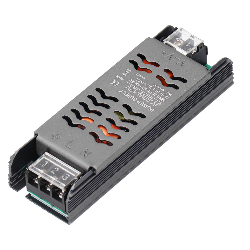 Led Power Supply Driver Dc 12V 60W Constant Voltage Transformer For Strip Light Engineering Project Ac110â260V Input 9371313756801