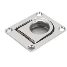 Hatch Pull Handle Stainless Steel 67mm X 56mm Flush Lifting Handle for Boat Deck Home Furniture Recessed Handle