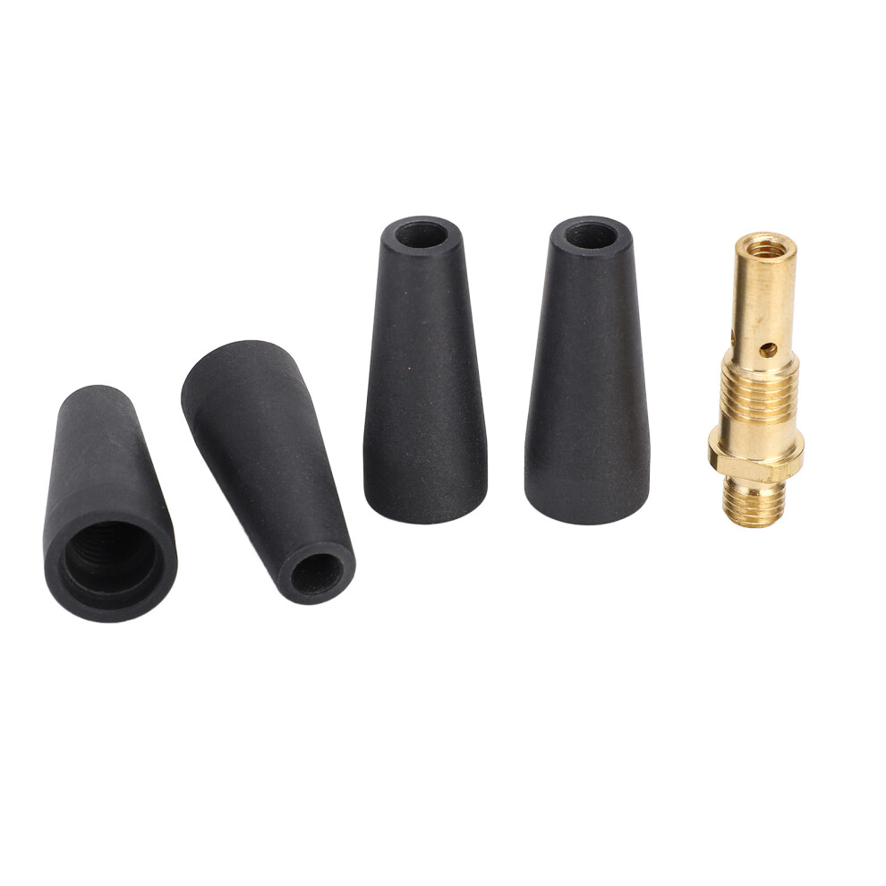 5PCS Set Flux Core Gasless Nozzle Welder Gasless Nozzle Kit with Brass Gas Diffuser for Century FC90 80GL-image-OPC-PHQCHMT-NEW