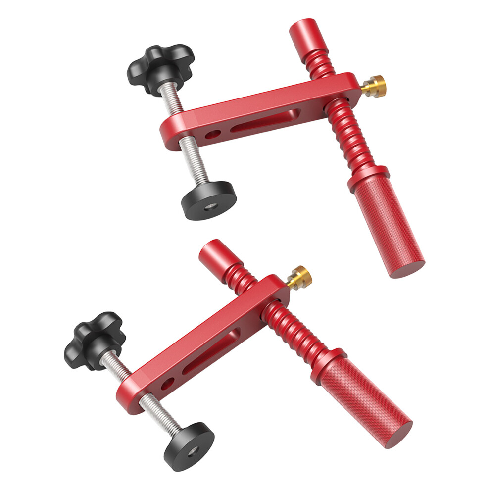 2Pcs Bench Dogs Clamp 19Mm Red Color Adjustable Mft Table Hold Down Clamp For Woodworking 7901313762292