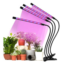 Clip-on-Grow-Lampe 10-50W 35.5x10.3x10.3cm RGB