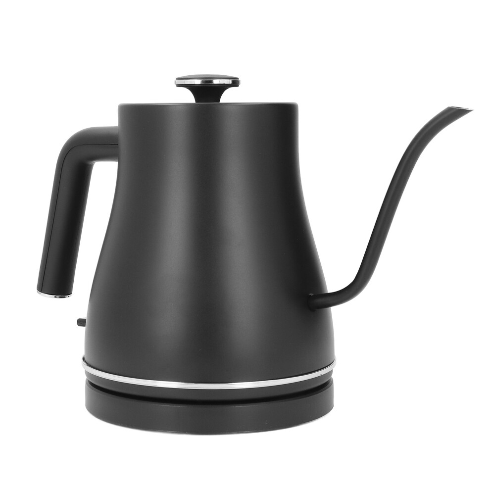 Electric Gooseneck Kettle 0.8L Auto Off Prevent Dry Burning Stainless Steel Water Boiler Pour Over Coffee Pot