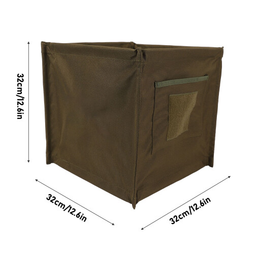 Faltbarer Mülleimer 33L 32x32x32cm OD-Grün 1