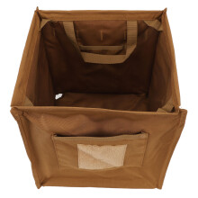 Outdoor-Zusammenklappbarer Mülleimer 33 l Khaki 323232 cm