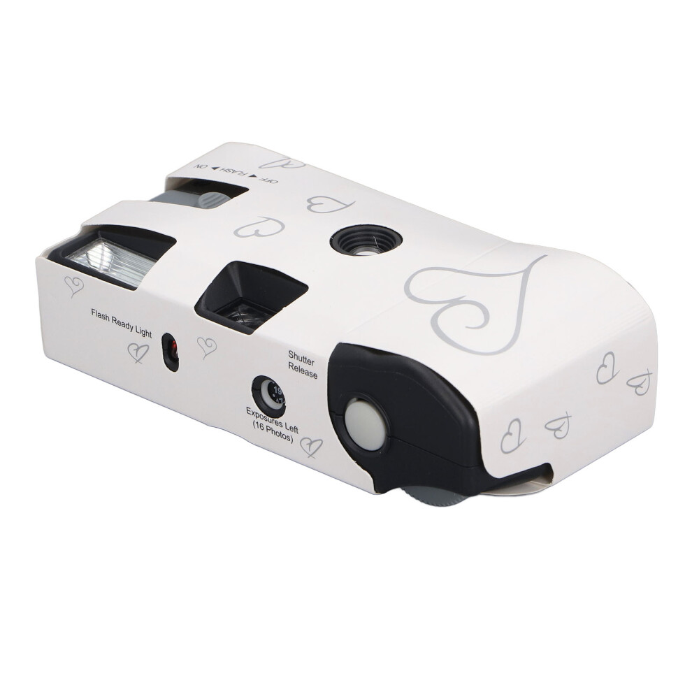 Film Camera 900Mah Full Manual Setting Single Use Flash Shutter With 16Pcs 35Mm Color Films Retro Film Camera For Birthday Wedding Travel 8781313763715