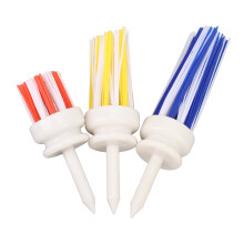 3 Stück farbige Golf-Tees, S/M/L, Reibungsarm