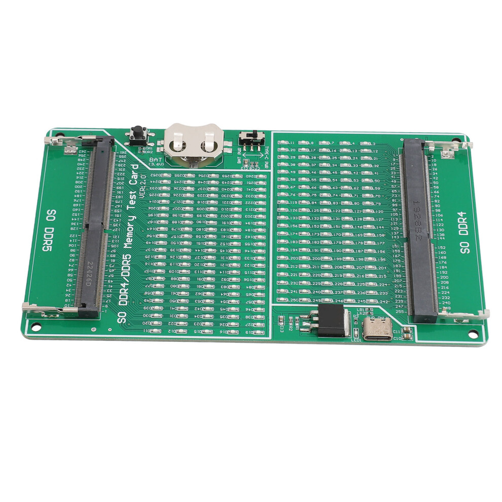 Ddr4 Ddr5 Memory Tester 2 In 1 Multifunctional Memory Slot Test Card With Led Indicator For Laptop 4931313763985