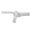 Fencing Foil Epee Handle Alloy Alternative Sword Handle Bare Replacement Grip for Adults Left Hand 12