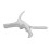 Fencing Foil Epee Handle Alloy Alternative Sword Handle Bare Replacement Grip for Adults Left Hand 9