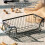 Freezer Basket Stackable Open Front Wire Storage Bin with Foldable Handle for Vegetable Fruit Snack 5