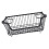 Freezer Basket Stackable Open Front Wire Storage Bin with Foldable Handle for Vegetable Fruit Snack 16