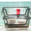 Freezer Basket Stackable Open Front Wire Storage Bin with Foldable Handle for Vegetable Fruit Snack 15