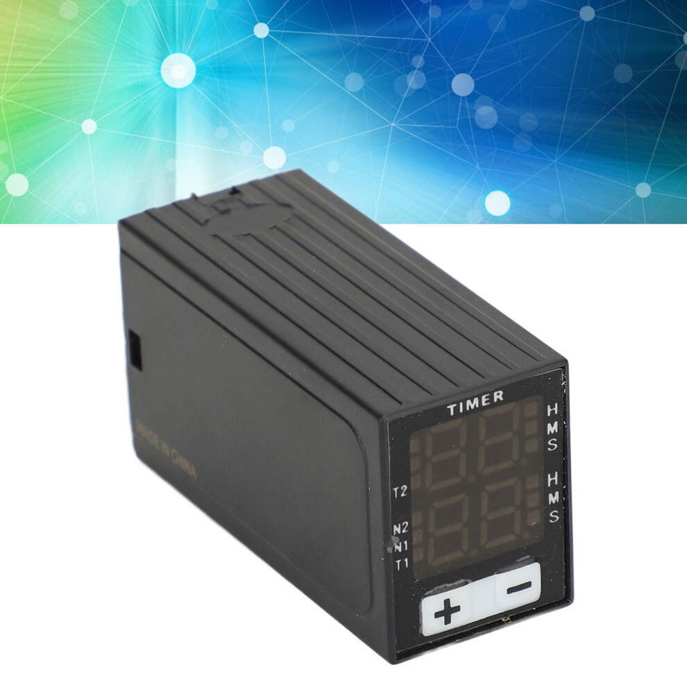Delay Time Relay 0.1Sâ99H Range Digital Led Display High Temperature Resistant 24V Dc Cycle Timer Relay 9491313770796