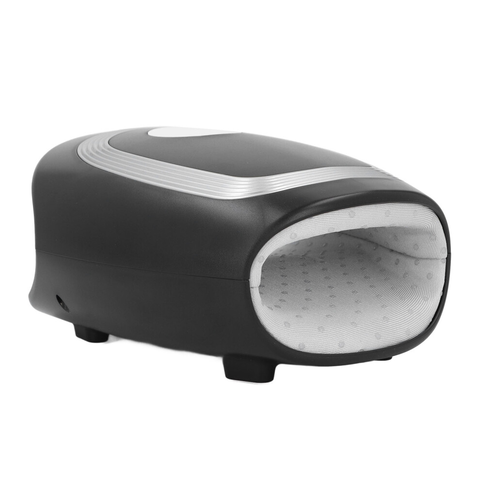 Cordless Hand Massager Machine 4 Compression 3 Strength Hot Compress Electric Finger Joint Massager for Carpal Tunnel Relief Black