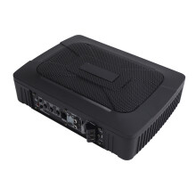 6 X 9in Underseat Powered Subwoofer Built in Amplifier 150W RMS Ultra Thin Slim Active Subwoofer for Car