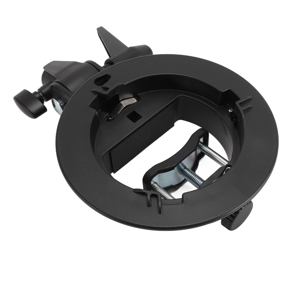 Camera Flash Bracket Holder For Bowens Mount Plastic Metal Round Head Camera Flash Bracket For Godox S Type V850 V860iii Tt685 8761313773532
