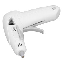 Cordless Hot Glue Gun Kit Rechargeable Fast Heating Mini Glue Gun with 30Pcs Sticks 3V‑4.7V White