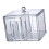 Wattepadhalter 2-Fach 15x11x14 cm durchsichtig 7