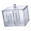 Wattepadhalter 2-Fach 15x11x14 cm durchsichtig 6