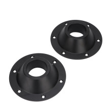 RV-Tischständer Grundplatte 2 Stück Aluminiumrunder Säulenhalter mit Montage und Schrauben