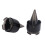 Deluxe Fatboy Blinkerlinse ABS Schwarz 16