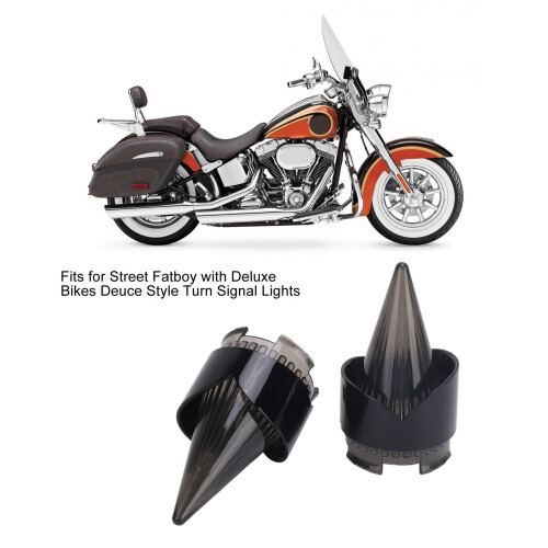 Deluxe Fatboy Blinkerlinse ABS Schwarz 2