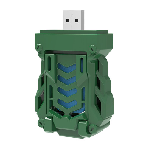 USB-Mückenabwehr 60x40x15mm Weiß/Grün4Tabs 1