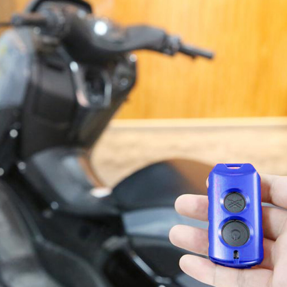 Motorcycle Key Case Aluminum Alloy Key Fob Protector Cover For Xmax 125 250 300 400 Nmax Nvx 125 Aerox 155 Blue 5081313788224