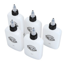 5 Stück Ölspender, klein, 120 ml, HDPE, 13,5 6 2,5 cm
