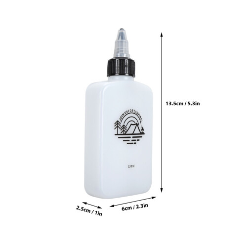 5 Stück Ölspender, klein, 120 ml, HDPE, 13,5  6  2,5 cm 1