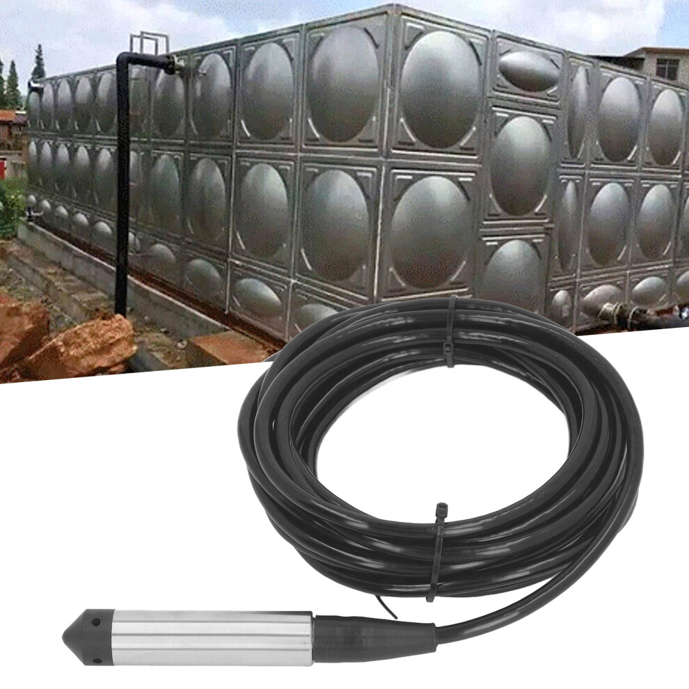 Liquid Level Transmitter Submersible Water Sensor Detector 4Â20Ma Dc12â30V Stainless Steel Probe 0Â1M 8721313789865