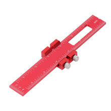 Holzbearbeitungs-Anreißlineal 6 Zoll 0-160 mm Silber
