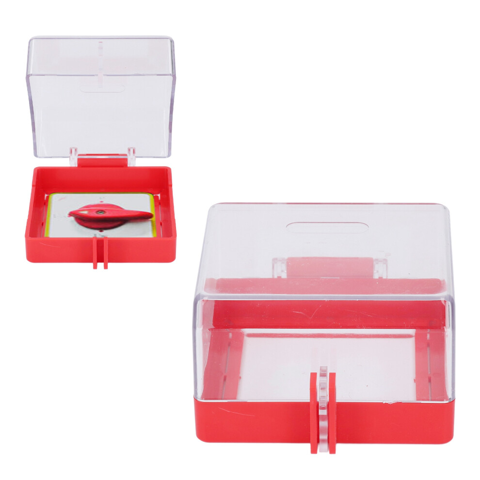 Emergency Stop Button Cover Push Button Switch Lockout Protector Transparent Case With Mounting Parts 105X105x63mm 8421313791010
