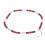 Baseball-Halskette mit Strasssteinen, 61 Perlen, 60 cm/23.6 in 15