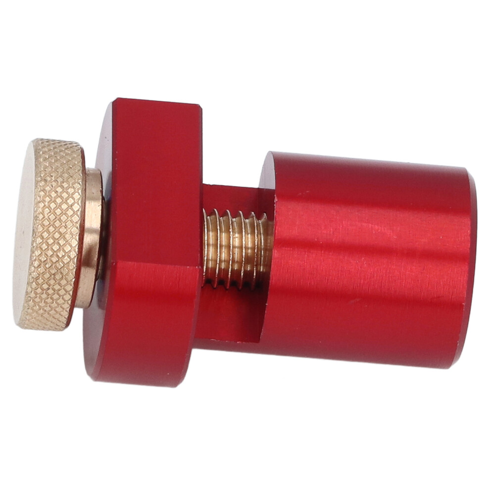 20Mm Dog Hole Limit Block Aluminum Alloy Ruler Fixed Stair Gauge Woodworking Angle Ruler Auxiliary Clamp Red 9381313792990