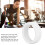 Smart Ring Cover Weiß M Silikon Größe 11-13 4