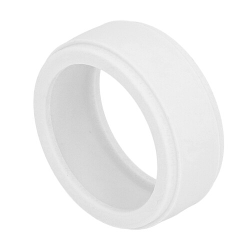 Smart Ring Abdeckung Silikon Schutz Weiß S 6-10