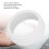 Smart Ring Cover Weiß M Silikon Größe 11-13 5