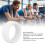 Smart Ring Cover Weiß M Silikon Größe 11-13 3