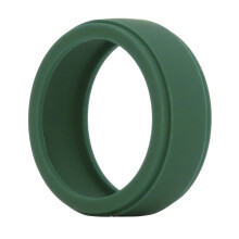 Smart Ring Cover Soft Skin Friendly Elastic Scratch Proof Silicone Ring Protector for Men Women Blackish Green M for Size 11 12 13