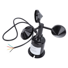 Wind Speed Monitoring Sensor with 0.8m Cable 3 Blade High Accuracy Anemometer Sensor Wind Speed Sensor DC 5V