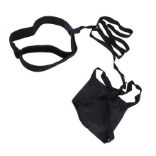 Schwimmtraining-Schirmgürtel für Kinder & Erwachsene, langlebig, tragbar, 30 cm, schwarz