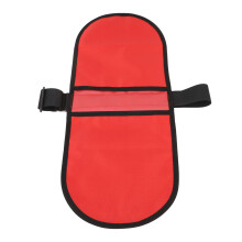 Track Field Discus Carrier Bag Waterproof Oxford Fabric Shot Put Storage Bag with Adjust Strap for 2 Discus Red
