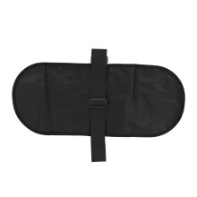 Track Field Discus Carrier Bag Waterproof Oxford Fabric Shot Put Storage Bag with Adjust Strap for 2 Discus Black