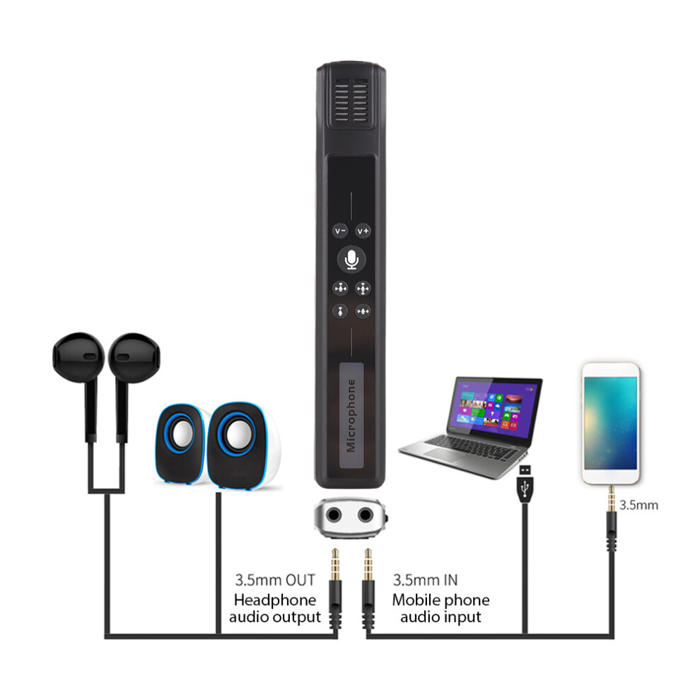 Usb Microphone Metal Capacitive Microphone Plug And Play Desktop Recording Mic For Computer Gaming Conference Video Karaoke Streaming Broad 8461313799739