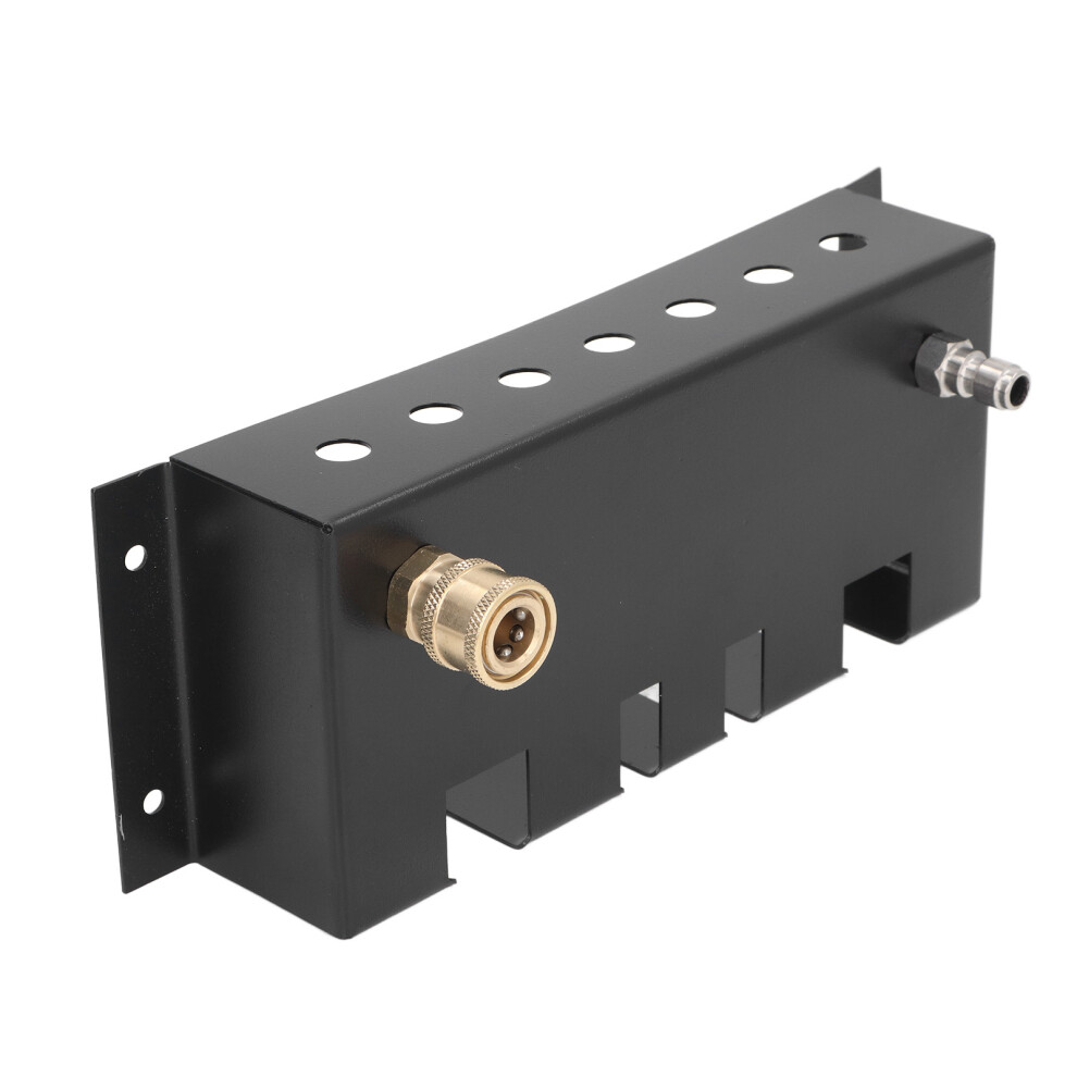 High Pressure Washer Gun Holder Wall Mounted Stainless Steel Foam Cannon Nozzle Tip And Wand Tool Organizer 8711313800585