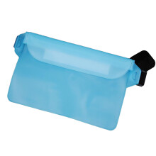hellblaue dreilagige wasserdichte Hüfttasche 22x23cm
