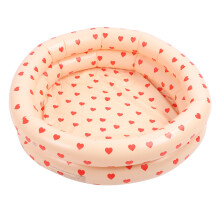 Runder Pool mit rosa Herz-Muster 87 cm/34,3 in 2 Kinder