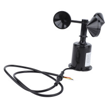 Wind Speed Anemometer High Accuracy 5V Wind Speed Monitoring Sensor Measuring Detector with 2.62ft Extension Cable